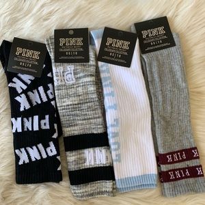 1 Free Lanyard and 4 VS Pink Knee High Socks